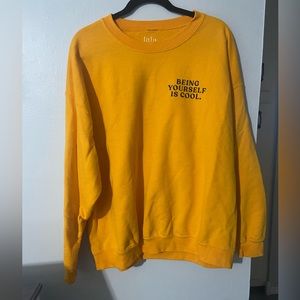 Dressed in LALA being yourself is cool crewneck